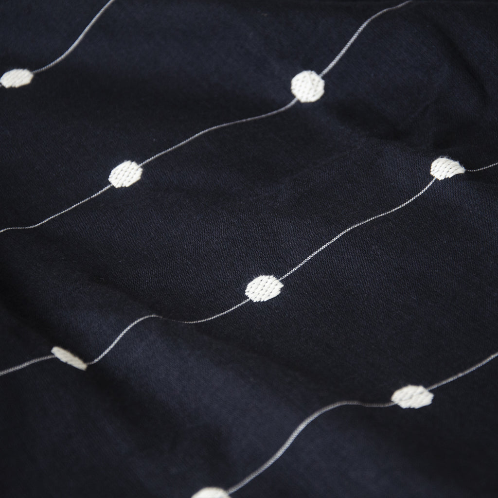 Onyx Black Kamakhya Inspired Cotton Stole