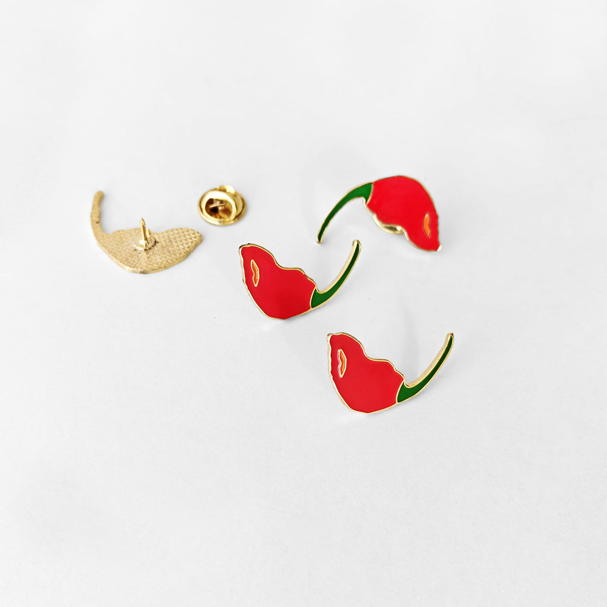 Bhut Jolokia Lapel Pin - NEST by Arpit Agarwal