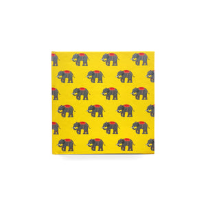 Asiatic Elephant Square Notebook