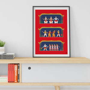 Chitra Katha - Dances of Assam - Art Print Only