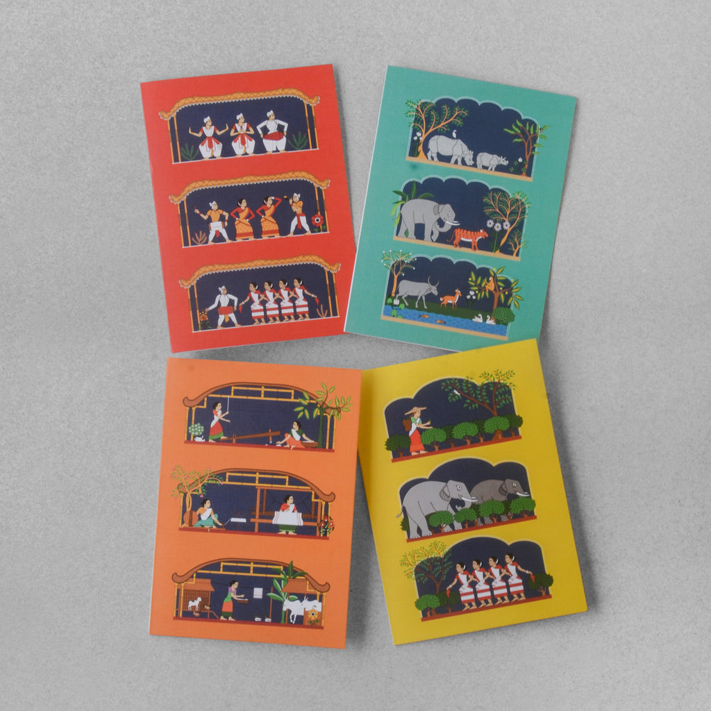 Chitra Katha Collection Greeting Cards - Set of 4 - NEST by Arpit Agarwal