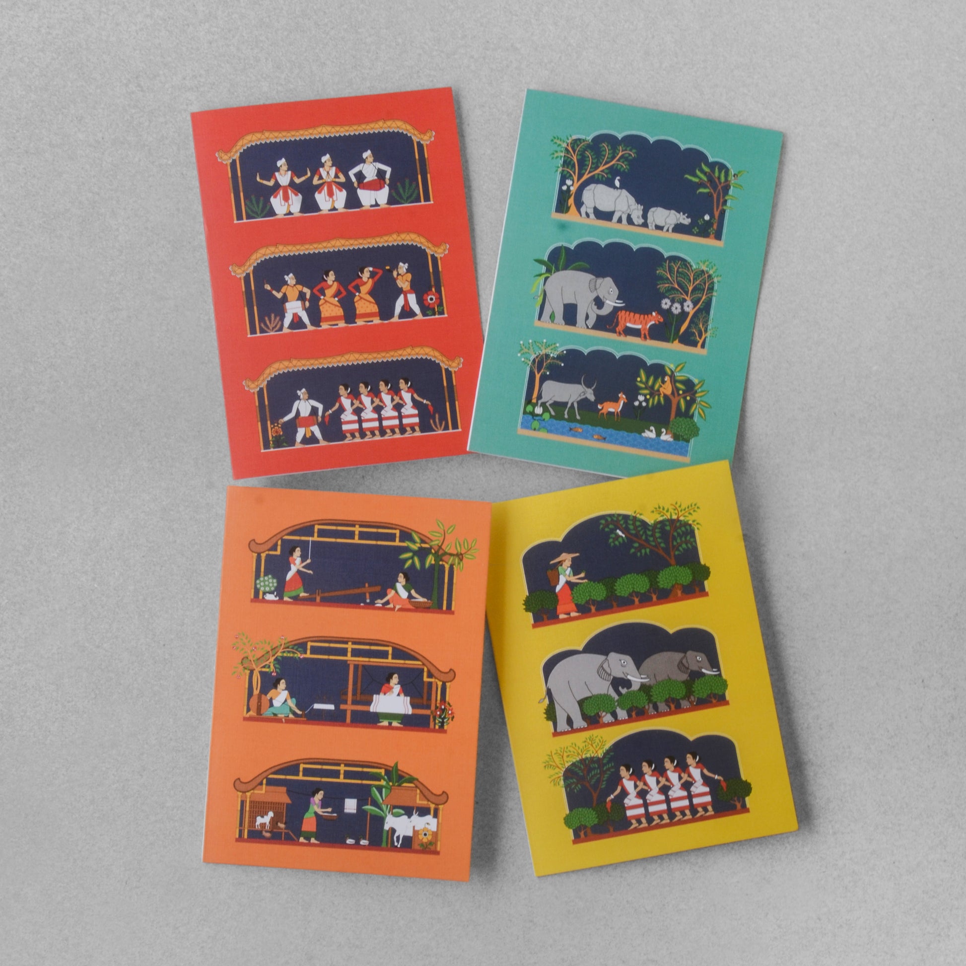 Chitra Katha Collection Greeting Cards - Set of 4 - NEST by Arpit Agarwal