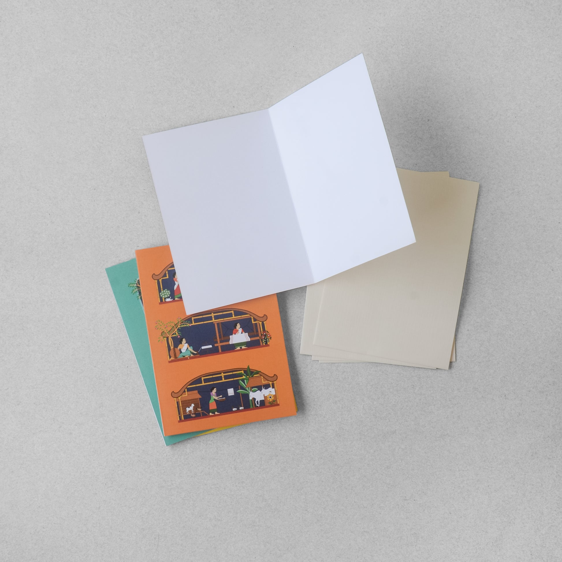 Chitra Katha Collection Greeting Cards - Set of 4 - NEST by Arpit Agarwal
