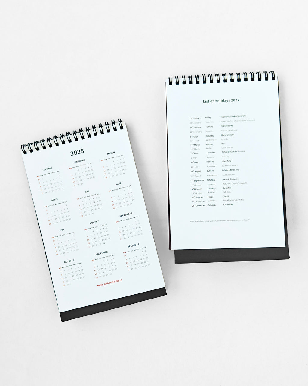 Recipes from Assam 2027 Desk Calendar