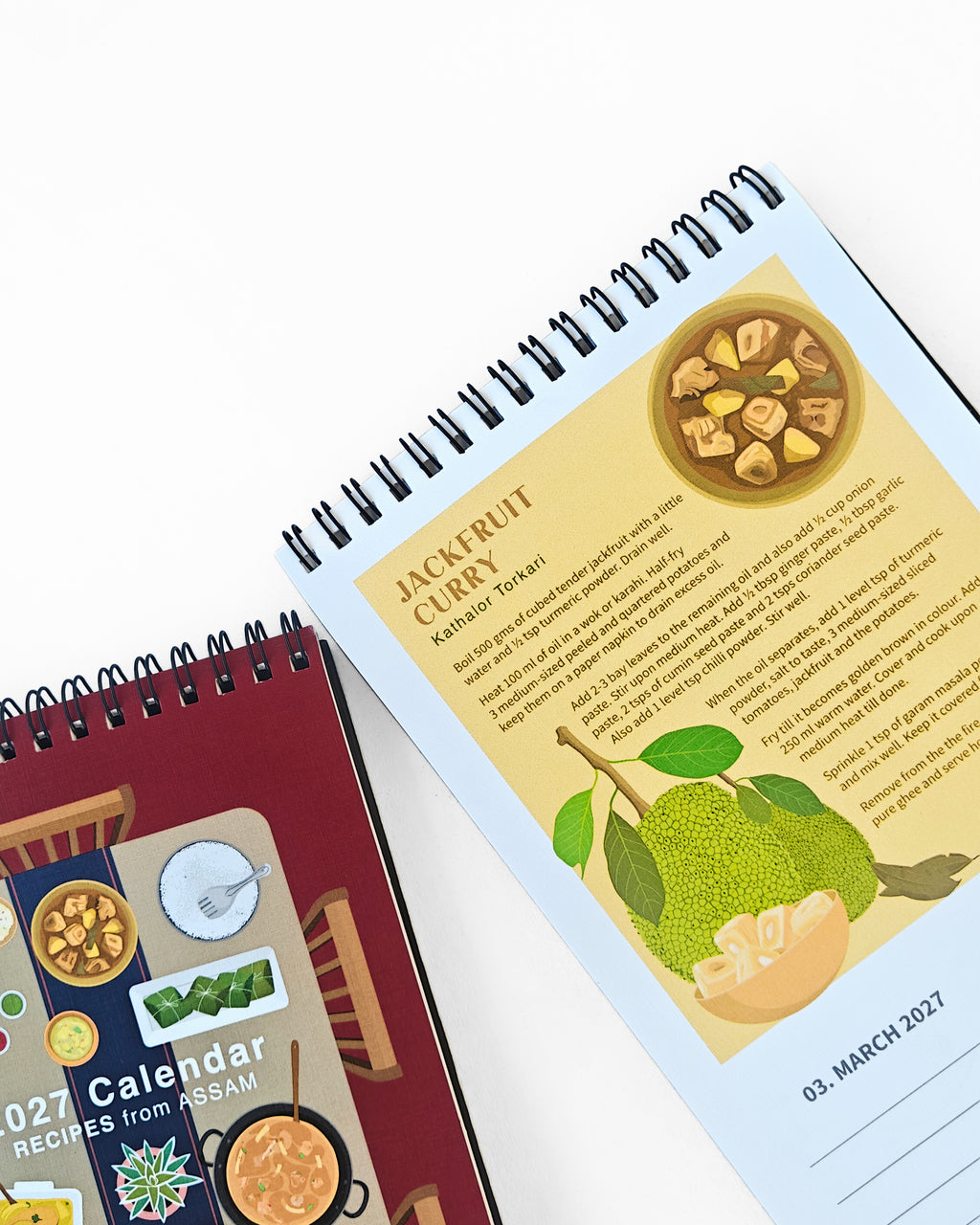 Recipes from Assam 2027 Desk Calendar