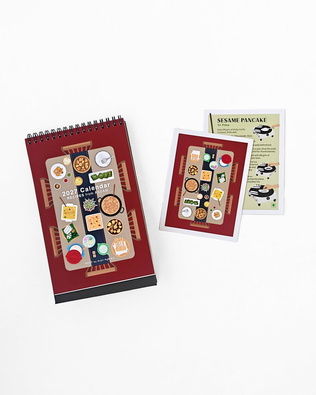 Recipes from Assam 2027 Desk Calendar