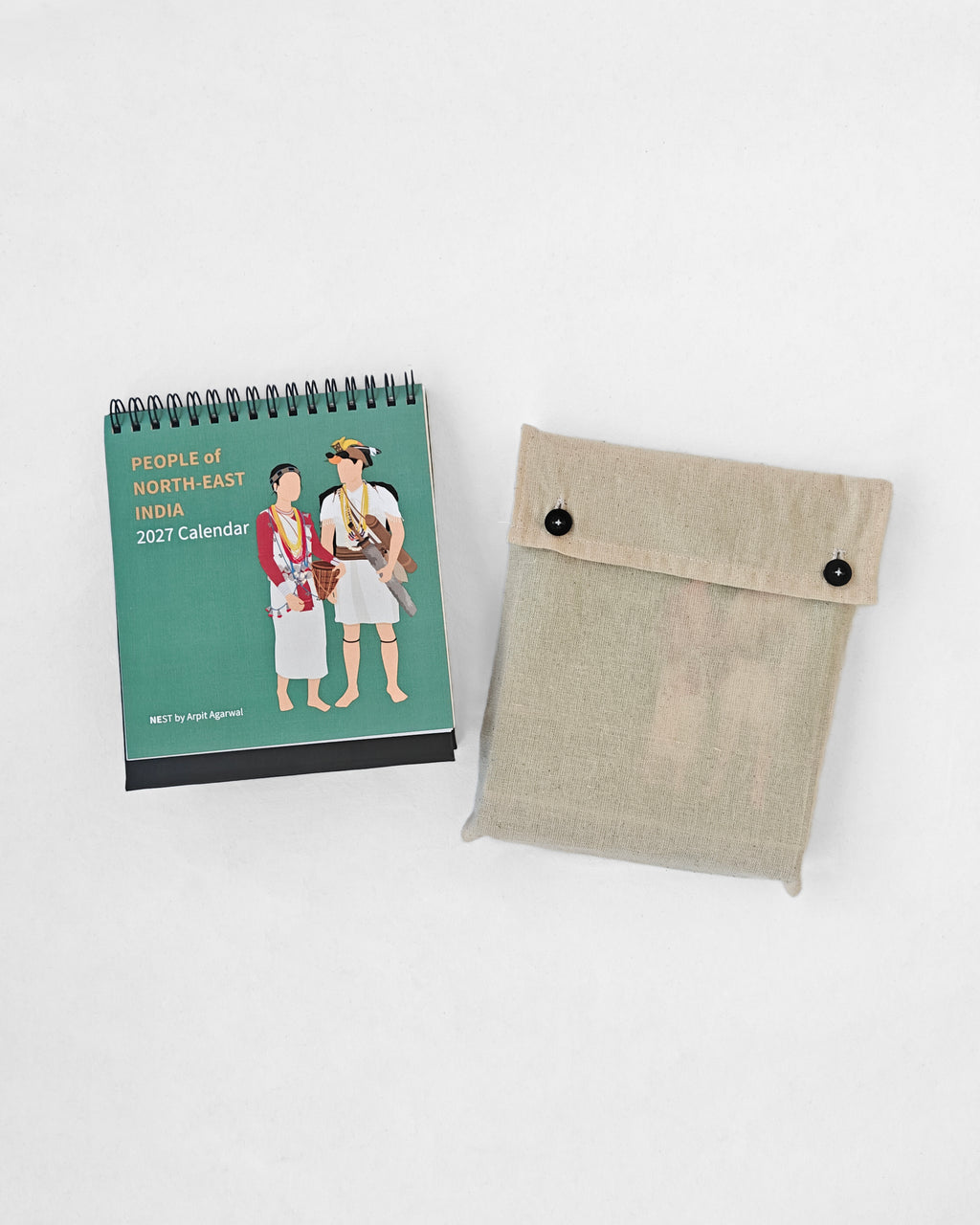 People of North-East India 2027 Desk Calendar