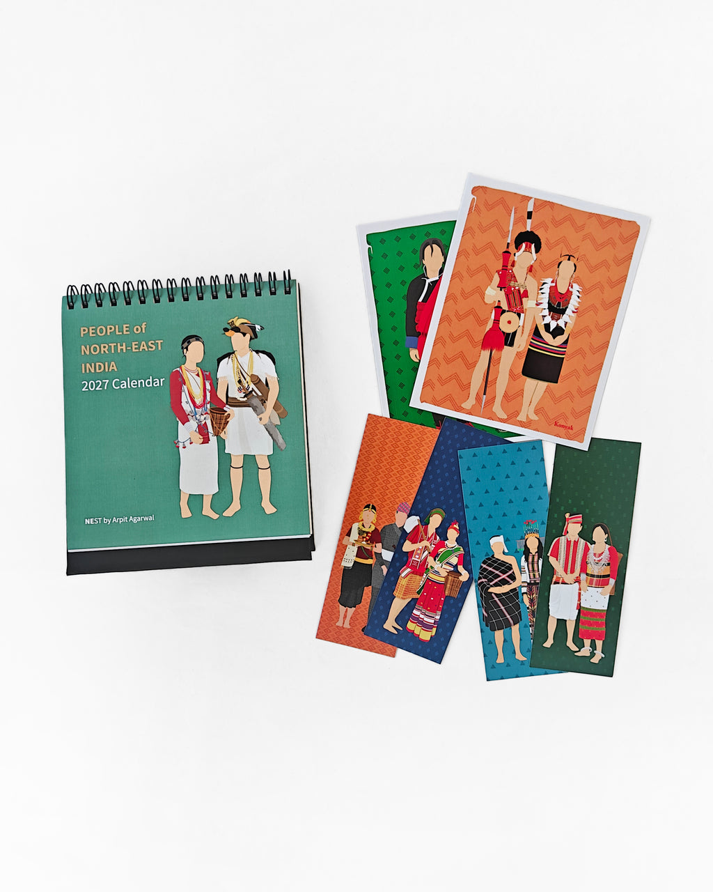 People of North-East India 2027 Desk Calendar