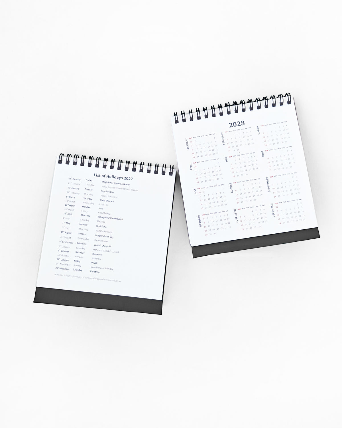 People of North-East India 2027 Desk Calendar