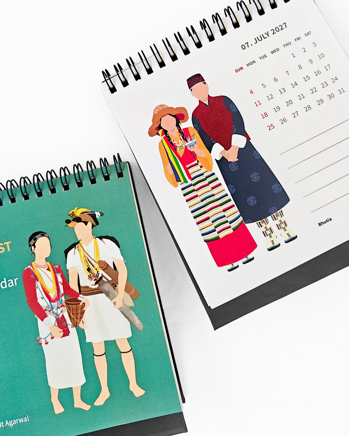 People of North-East India 2027 Desk Calendar - NEST by Arpit Agarwal