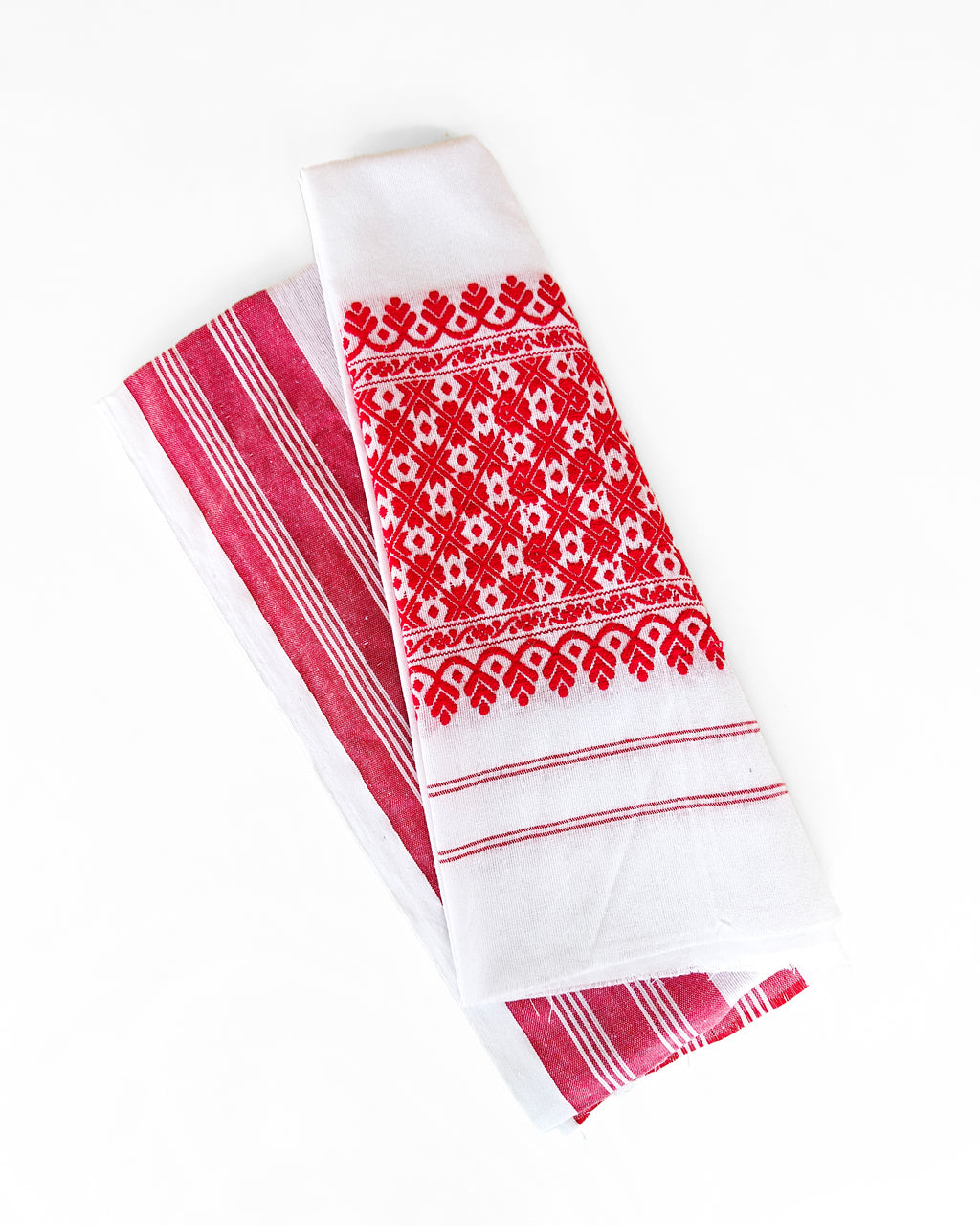 Handloom Cotton Gamosa from Assam