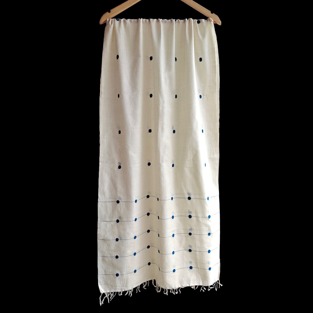 Raw White Kamakhya Inspired Cotton Stole