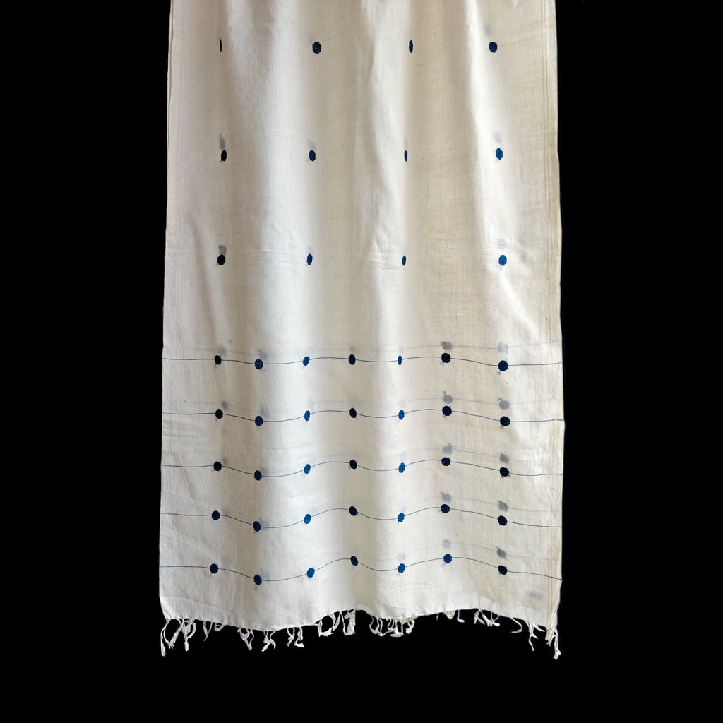 Raw White Kamakhya Inspired Cotton Stole