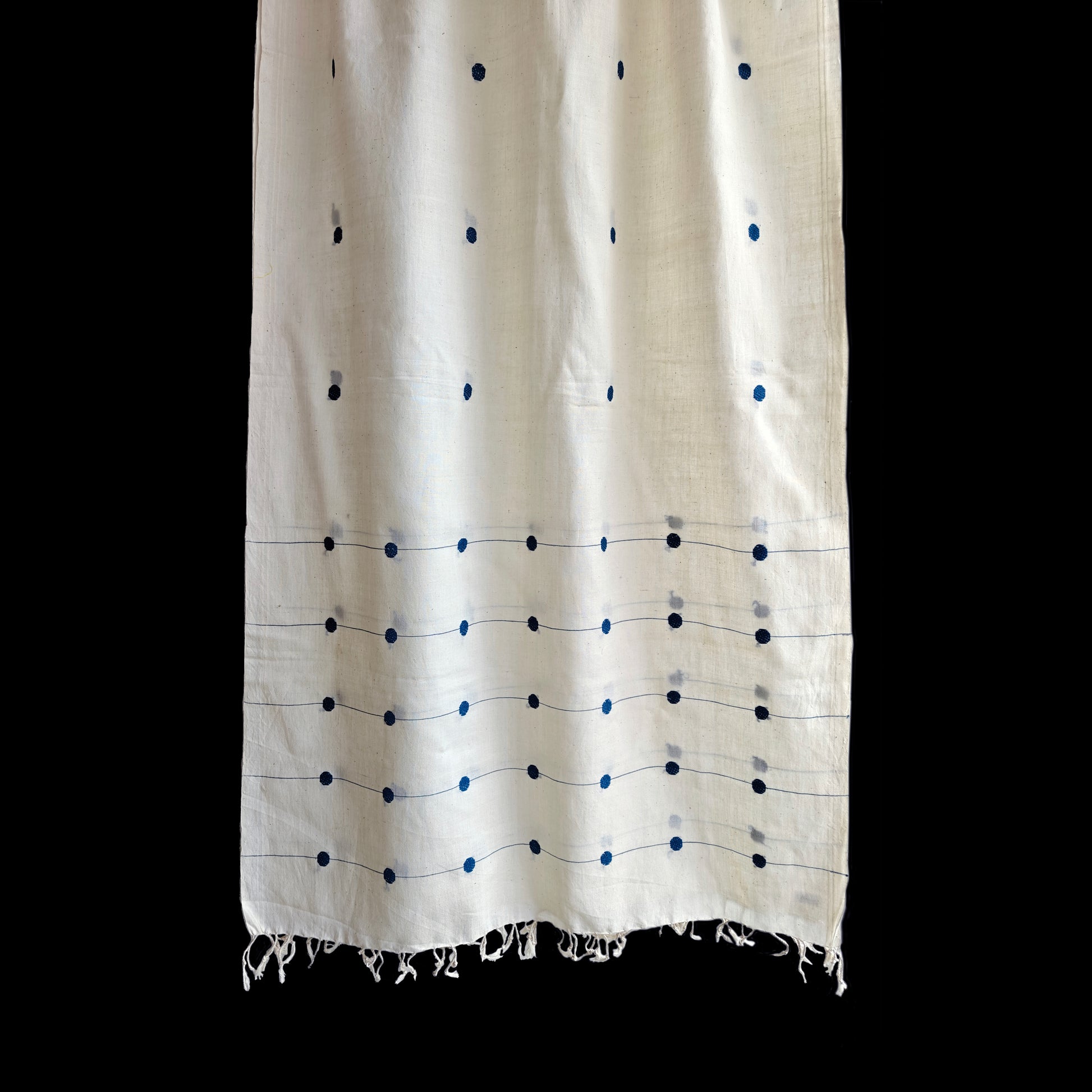 Raw White Kamakhya Inspired Cotton Stole