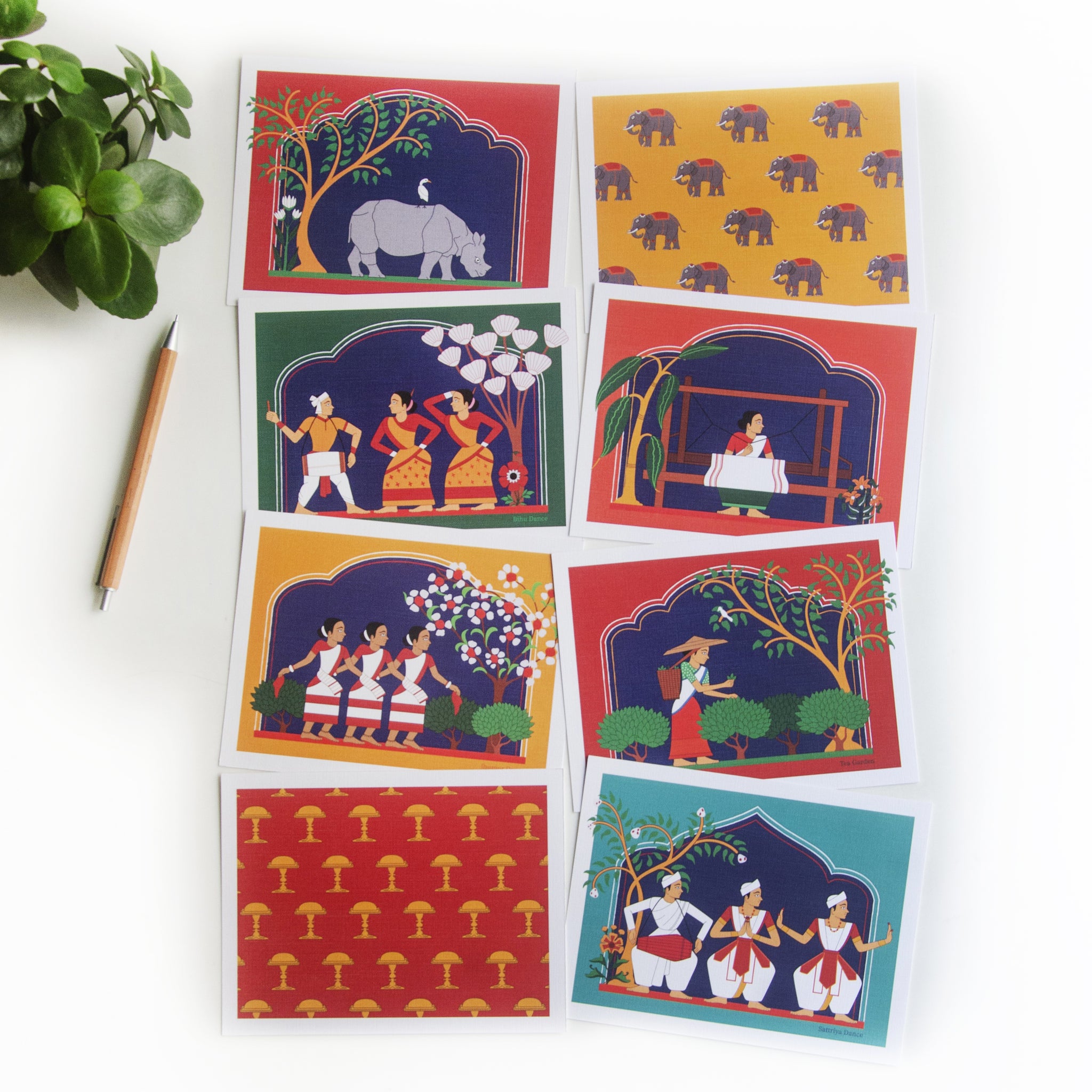 Chitra Katha Collection Postcards - Set of 8