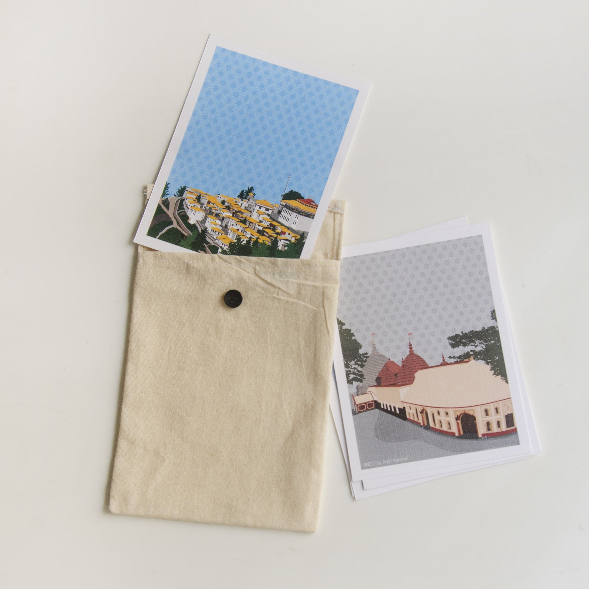 North-East Monument Collection Postcards - Set of 8