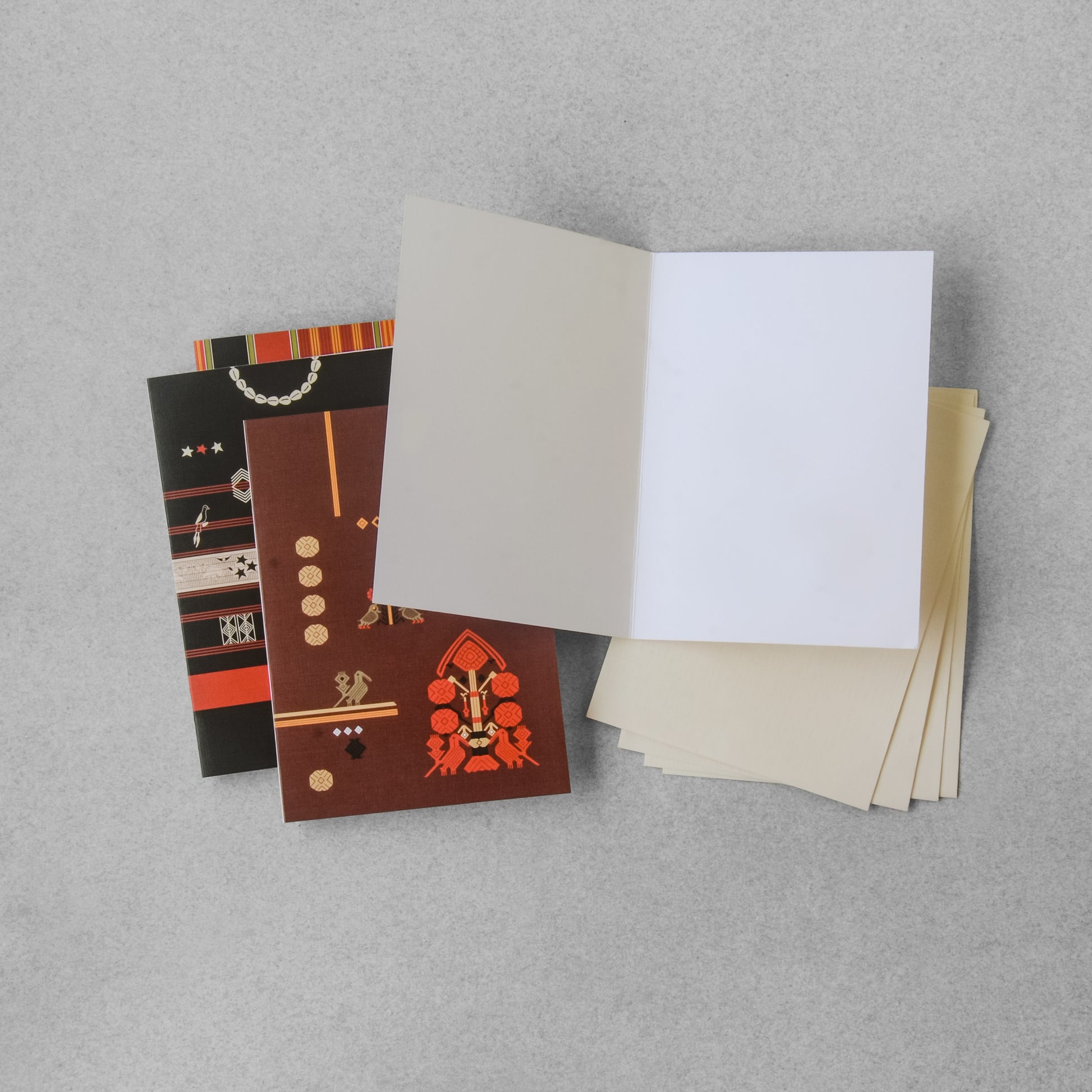 Textile Inspired Collection Greeting Cards - Set of 4 - NEST by Arpit Agarwal