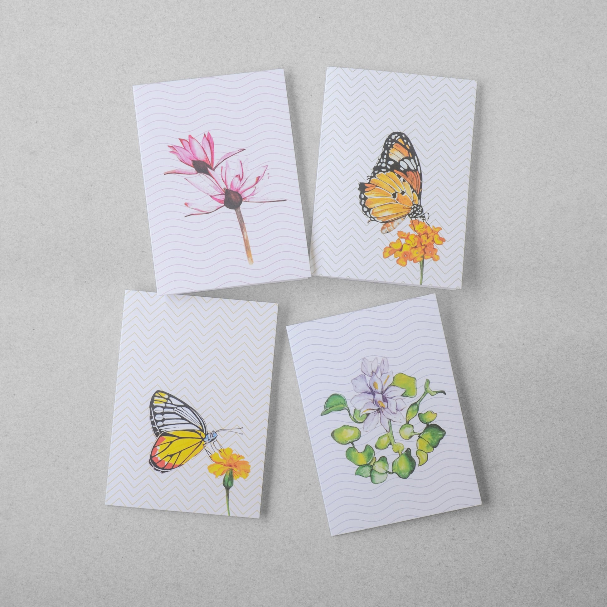Water Colour Collection Greeting Cards - Set of 4 - NEST by Arpit Agarwal