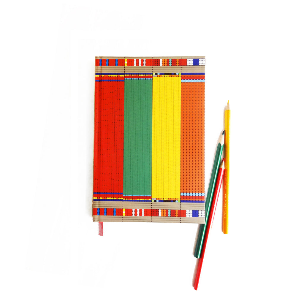 Vibrant Naga Beads Notebook - NEST by Arpit Agarwal