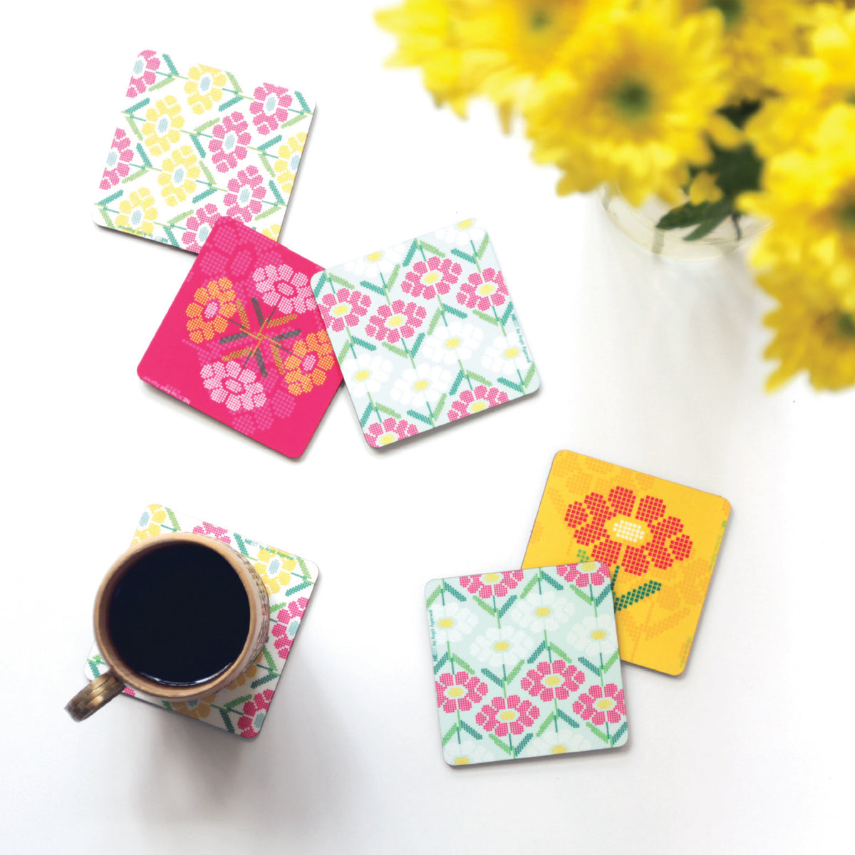 Textile Motif Assam - Set of Six - NEST by Arpit Agarwal