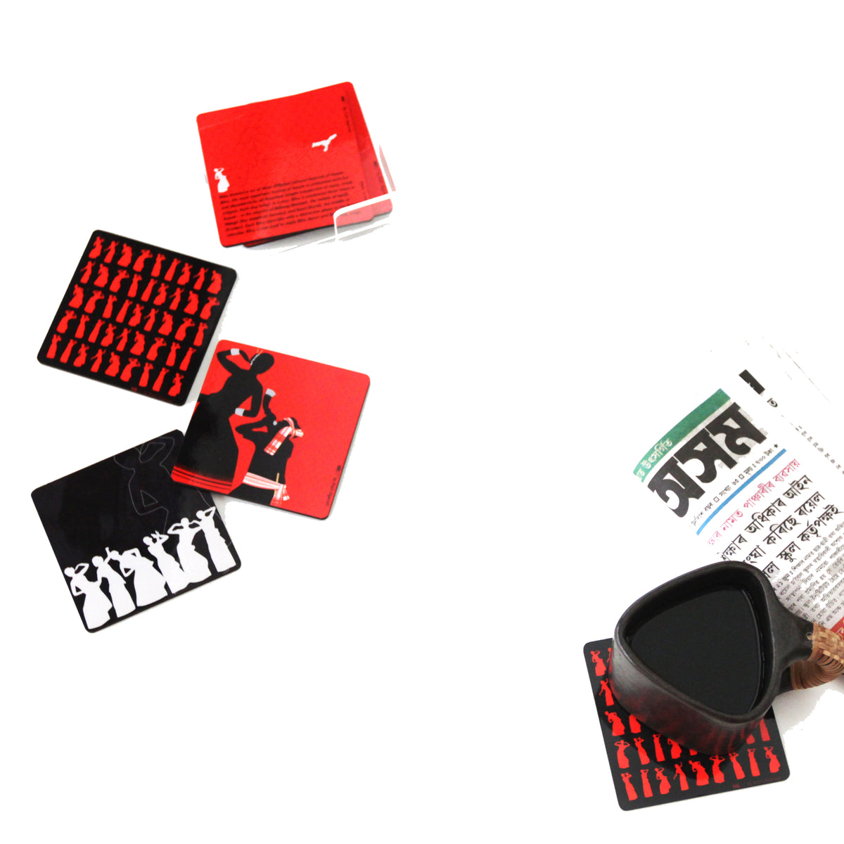 Bihu Dance Set 1 - Set of Six - NEST by Arpit Agarwal