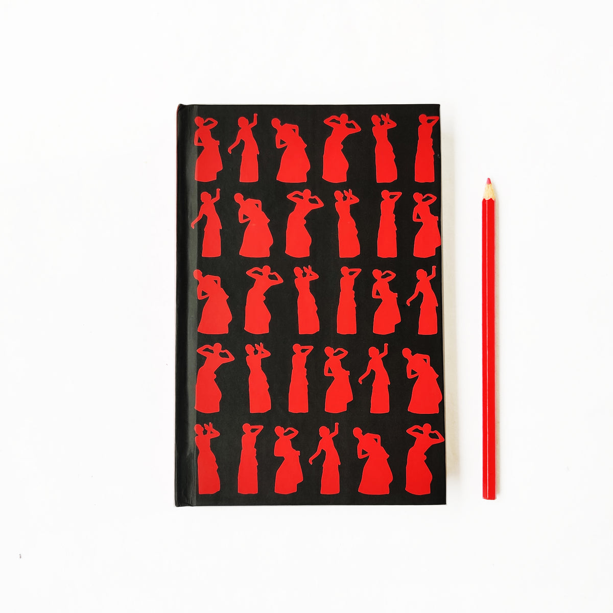 Scarlet Red Bihu Dance of Assam Notebook - NEST by Arpit Agarwal