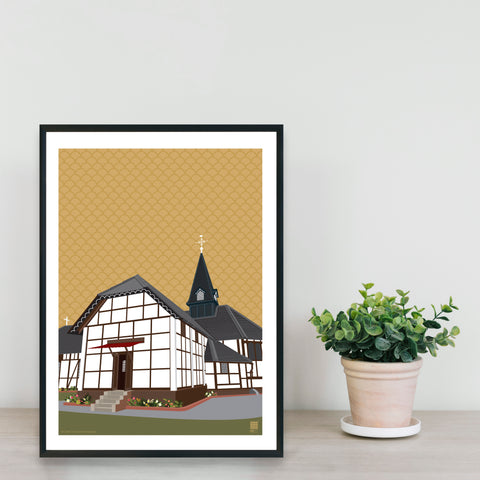 All Saints' Cathedral of Shillong - Print Only - NEST by Arpit Agarwal