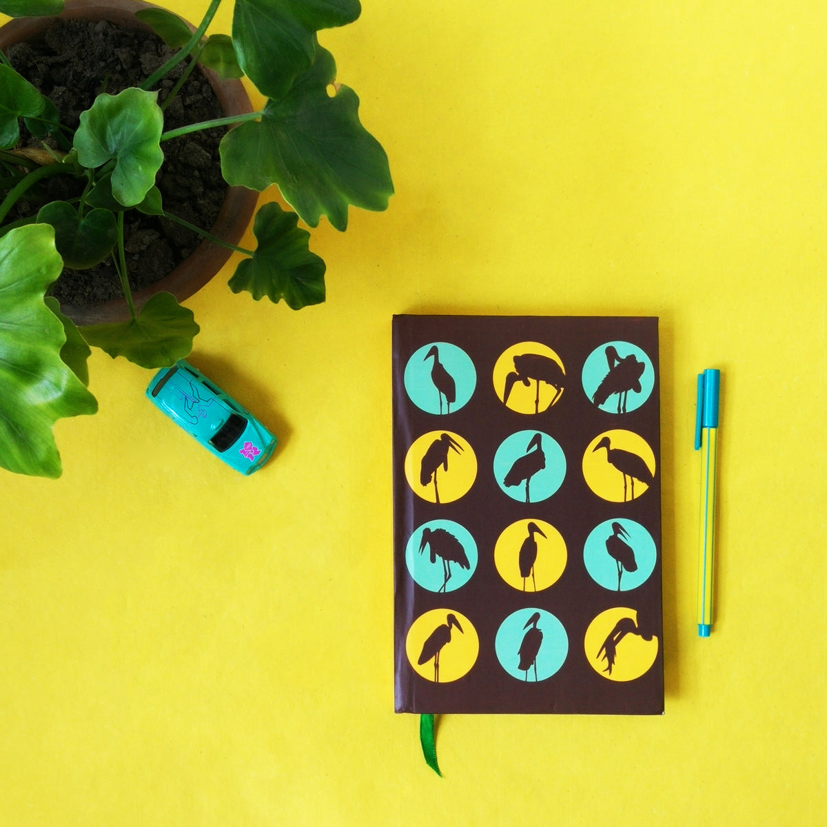 Exotic Adjutant Stork of Assam Notebook - NEST by Arpit Agarwal