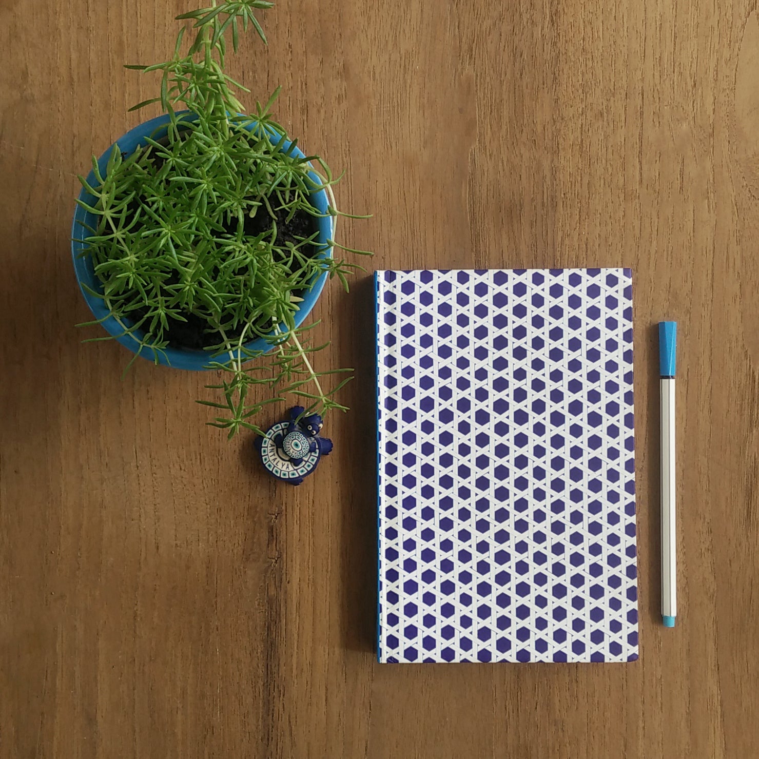Monday Blue Jaapi Weave Notebook - NEST by Arpit Agarwal