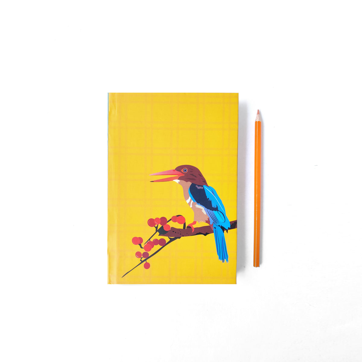 White-Throated Kingfisher of Arunachal Pradesh Notebook - NEST by Arpit Agarwal