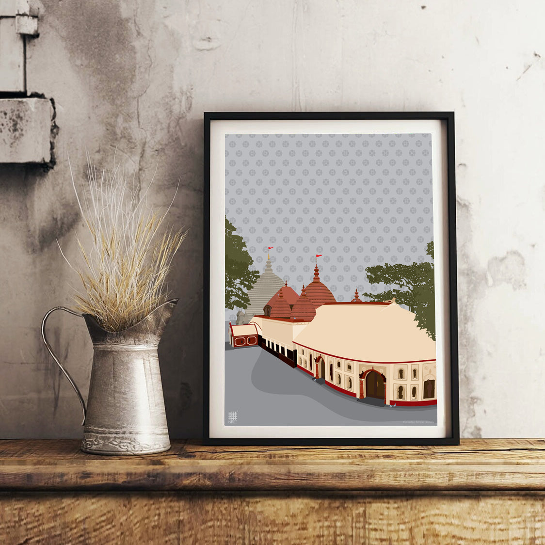 Kamakhya Temple of Assam - Print Only - NEST by Arpit Agarwal