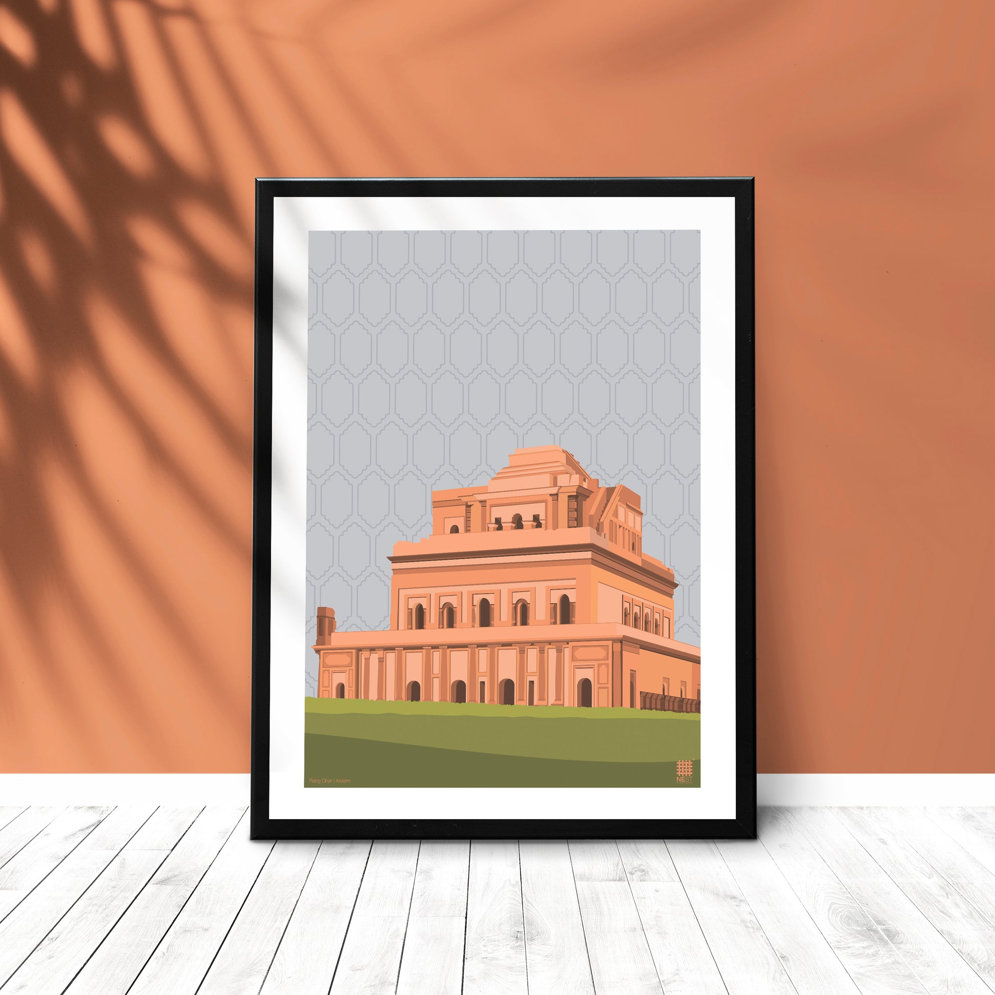Kareng Ghar of Assam - Print Only - NEST by Arpit Agarwal