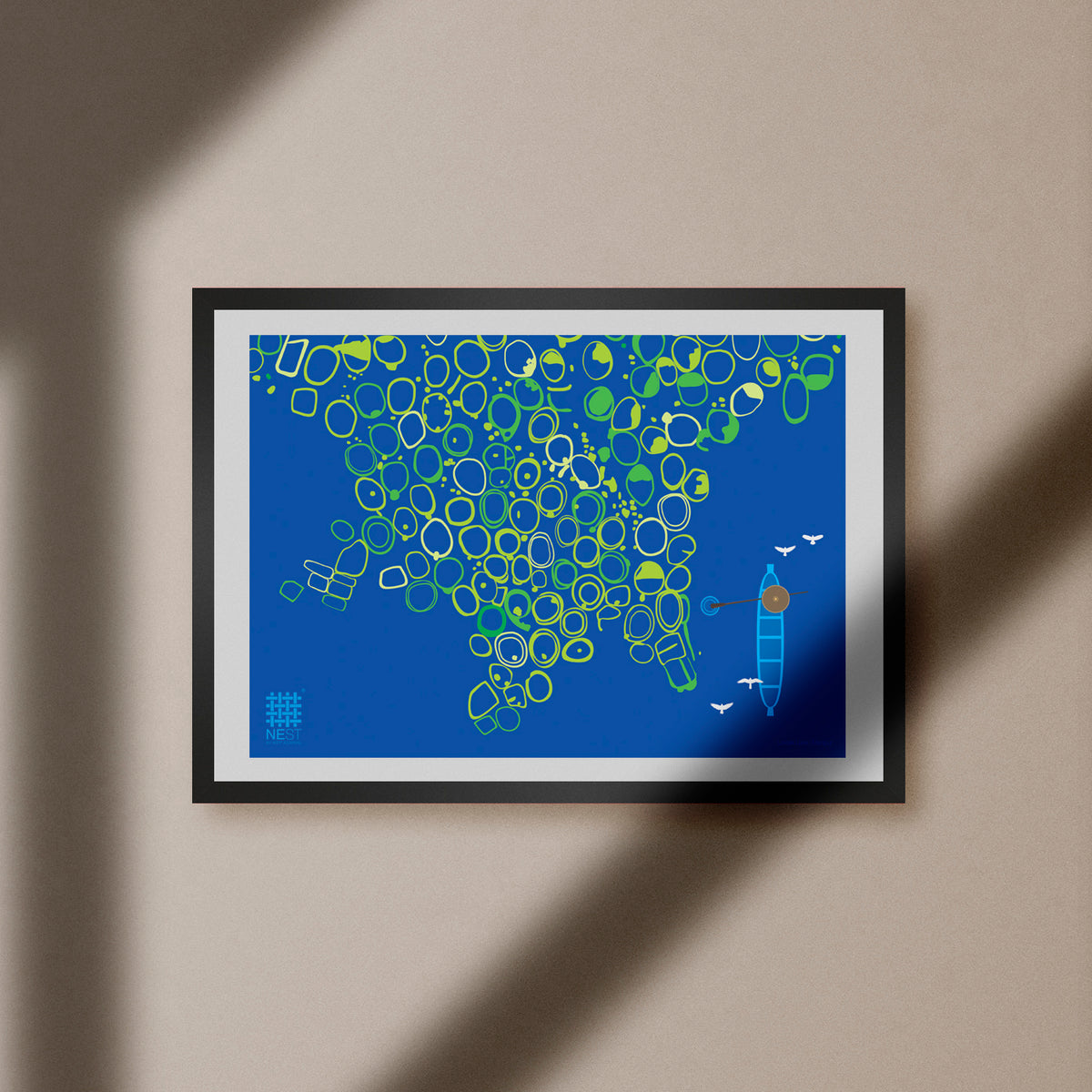 Freshwater Loktak Lake - Print Only - NEST by Arpit Agarwal