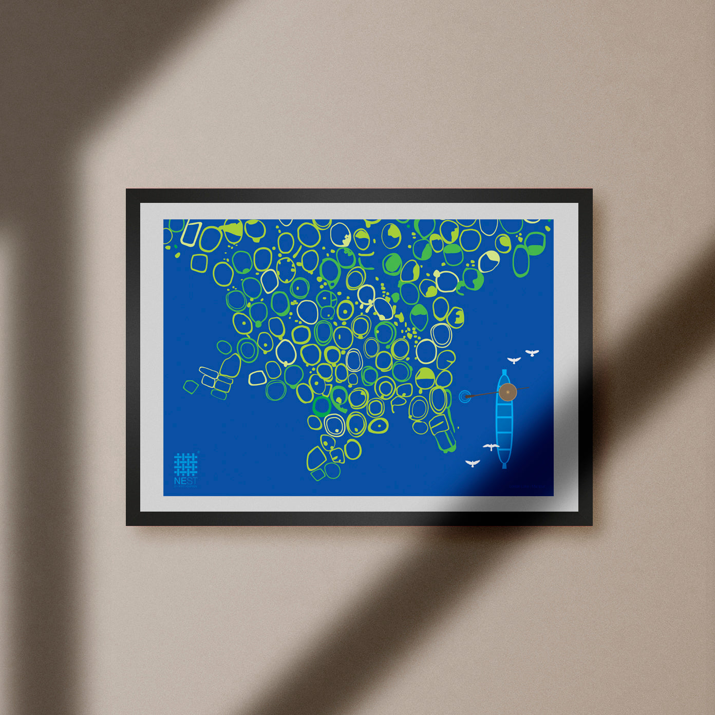 Freshwater Loktak Lake - Print Only - NEST by Arpit Agarwal