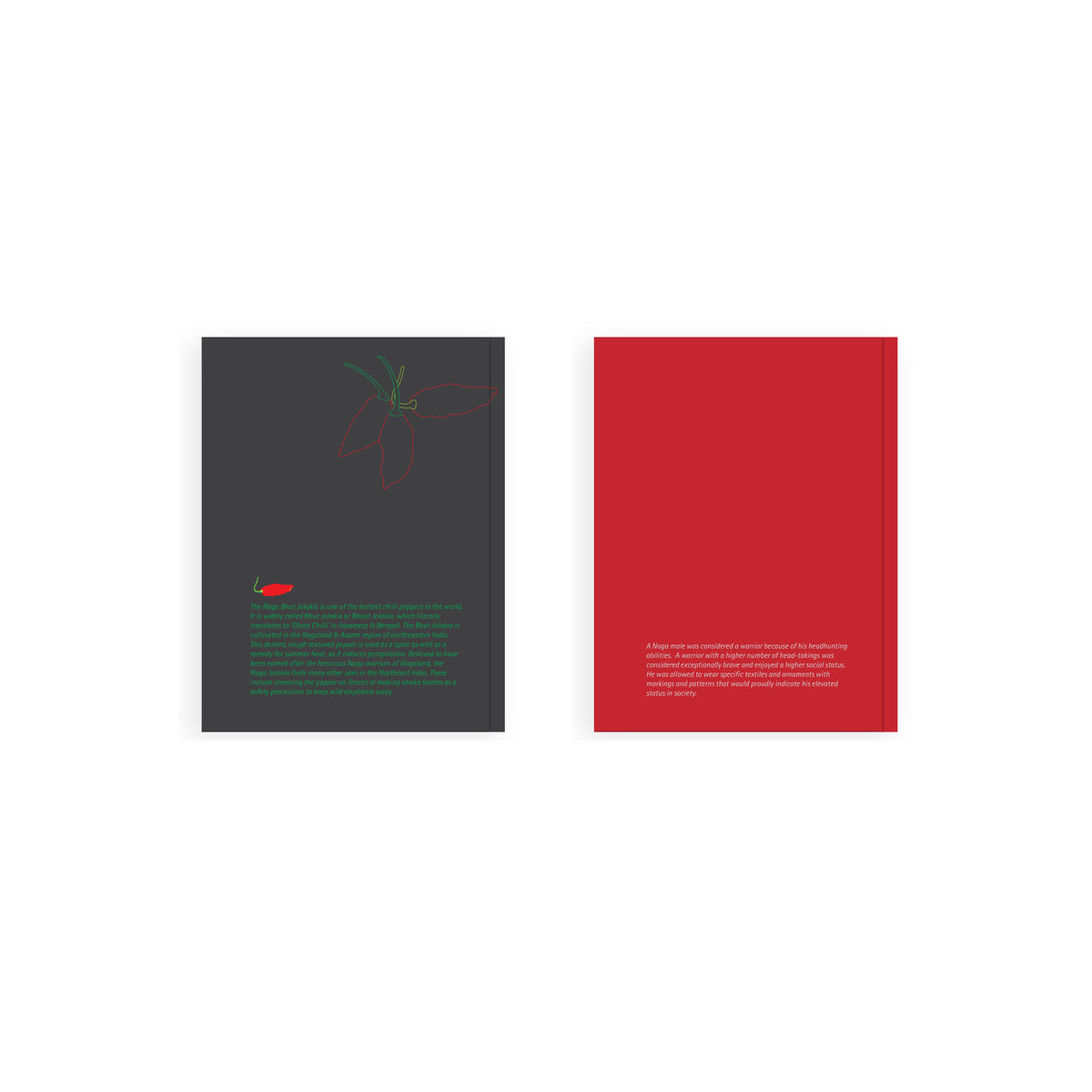 Inspired by Symbols of Nagaland Notebook (Small) - Set of 2 - NEST by Arpit Agarwal