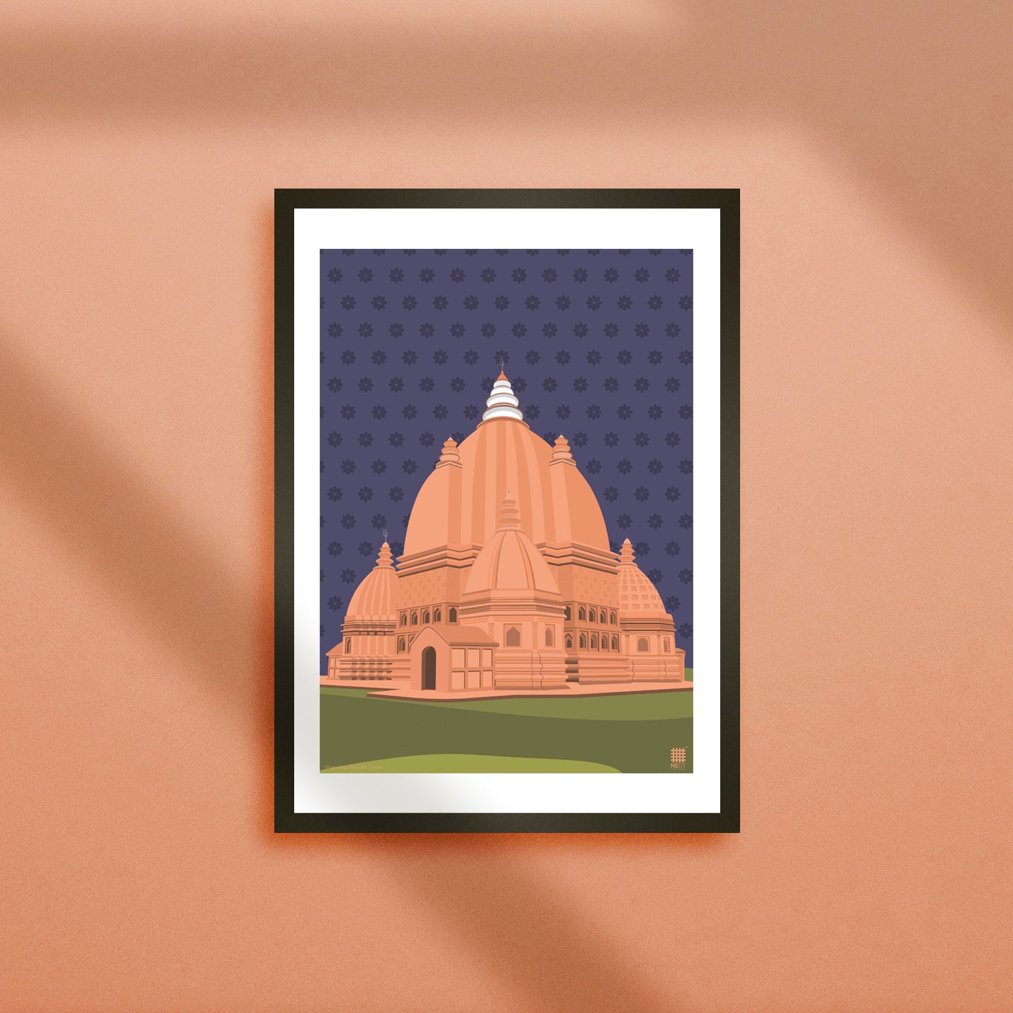 Negheriting Shiva Dol of Assam - Print Only - NEST by Arpit Agarwal