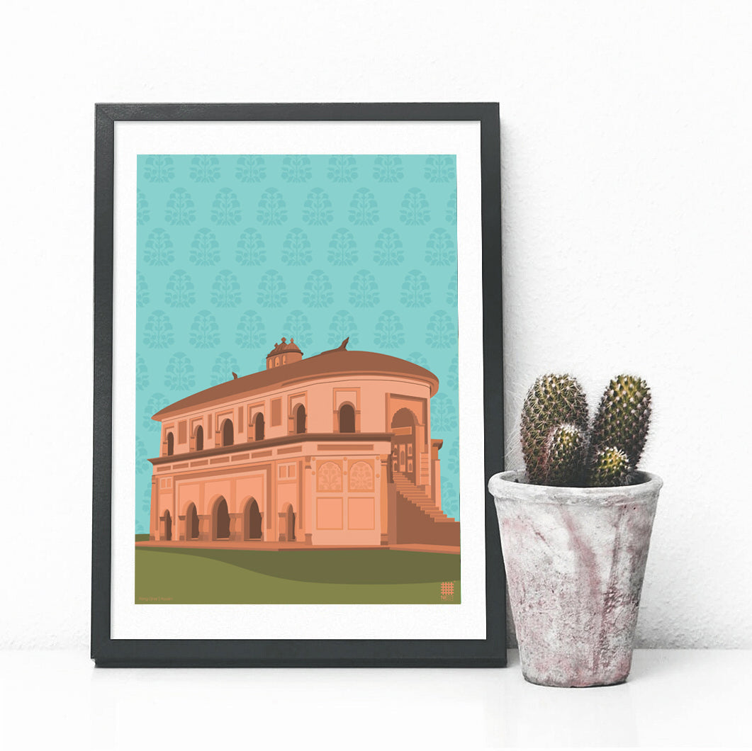 Iconic Ranghar of Assam - Print Only - NEST by Arpit Agarwal