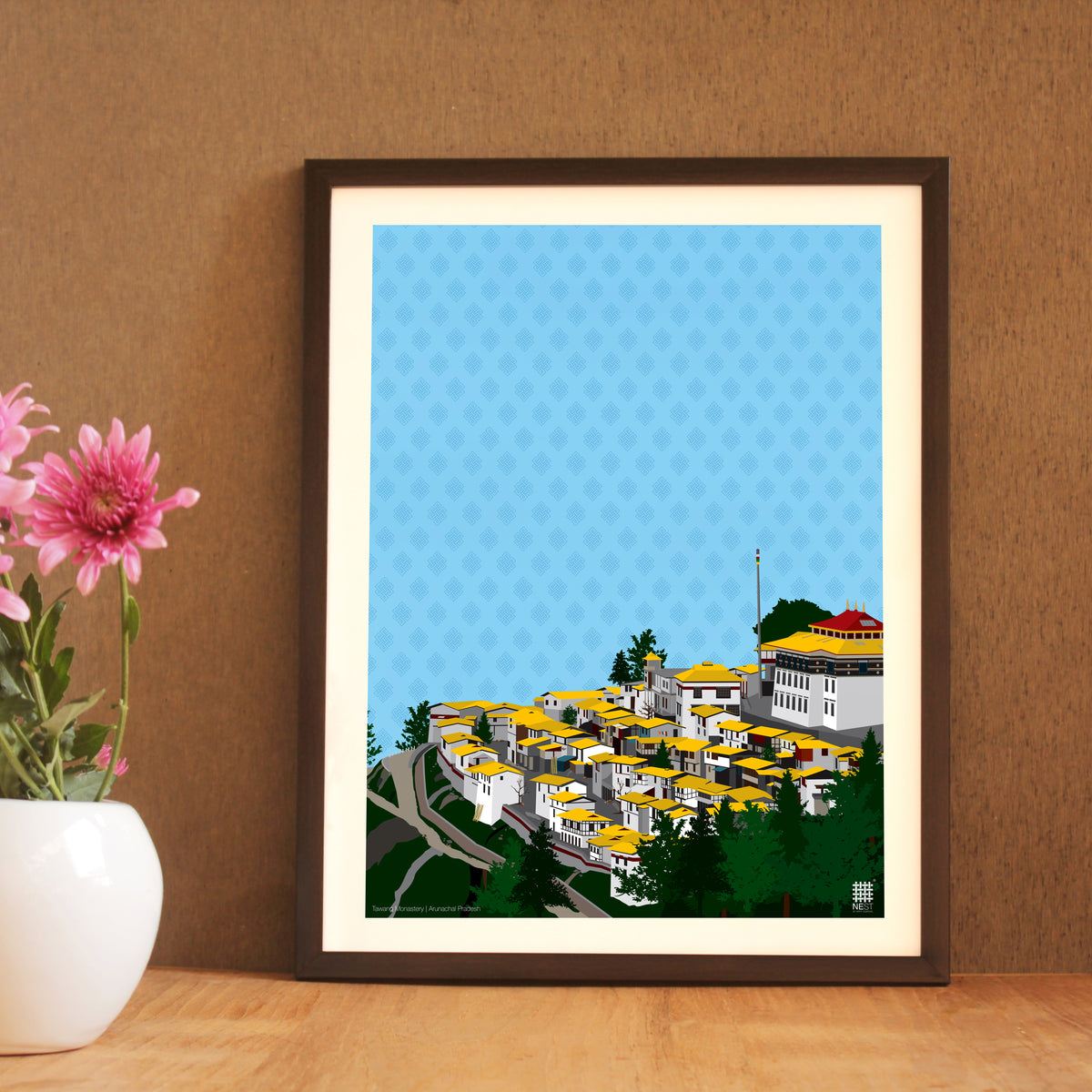 Stunning Tawang Monastery - Print Only - NEST by Arpit Agarwal