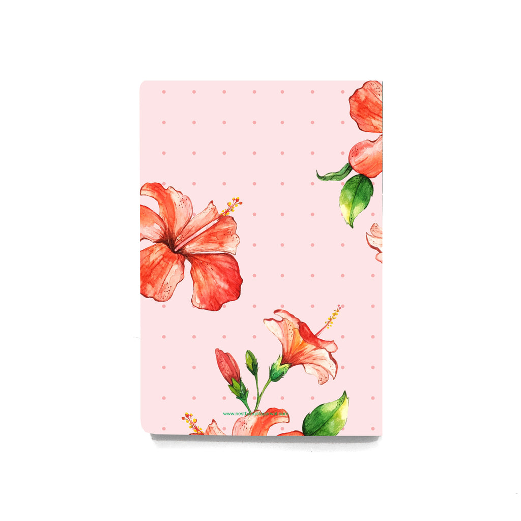 Botanical Hibiscus Soft Cover Notebook