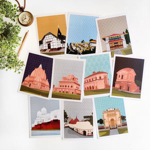 North-East Monument Collection Postcards - Set of 10 - NEST by Arpit Agarwal