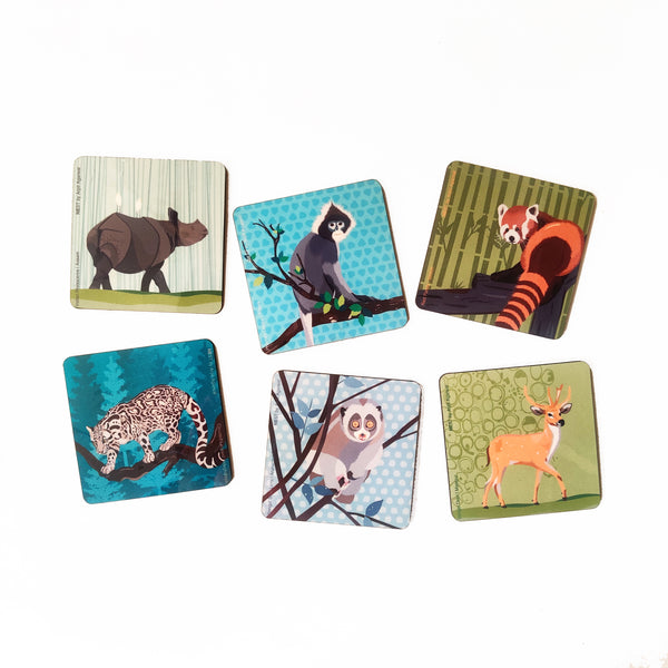 NorthEast Fauna Coasters - Set of Six
