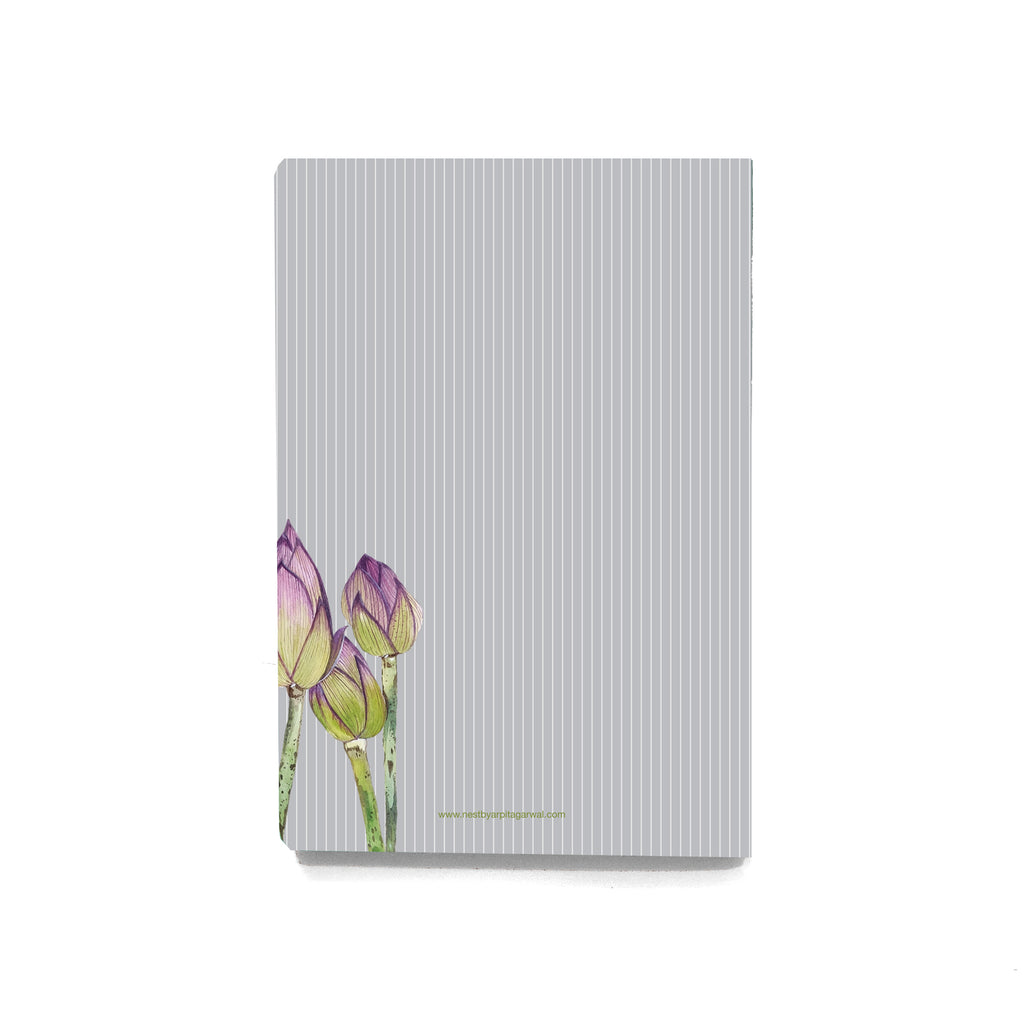Botanical Lotus Soft Cover Notebook