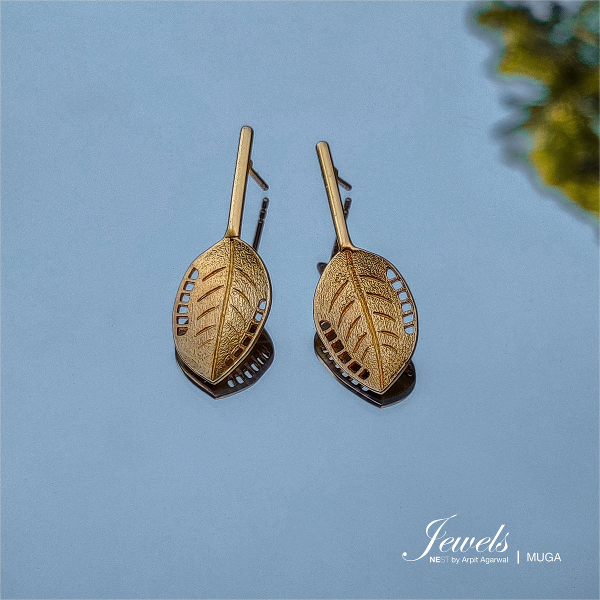 Muga Earrings - NEST by Arpit Agarwal