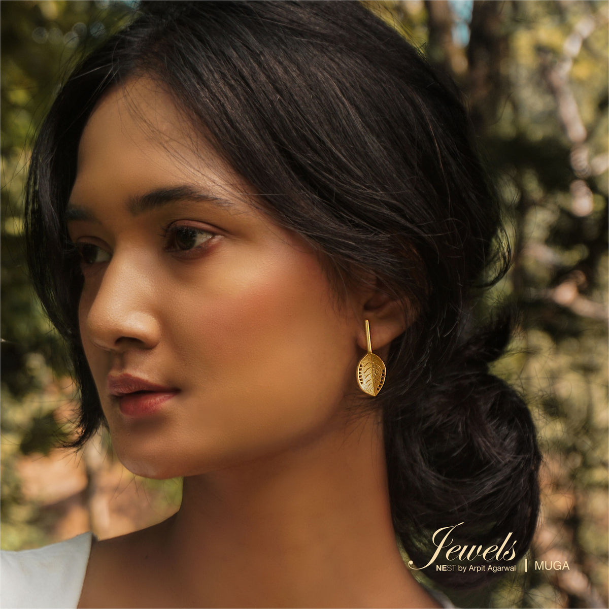 Muga Earrings - NEST by Arpit Agarwal