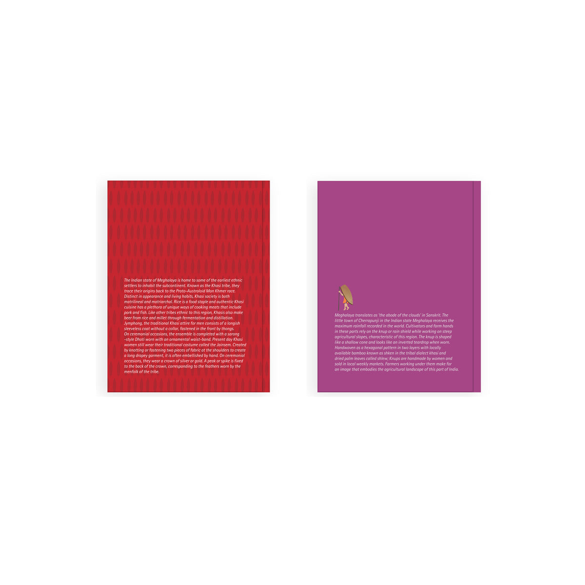 Inspired by Symbols of Meghalaya Notebook (Small) - Set of 2 - NEST by Arpit Agarwal