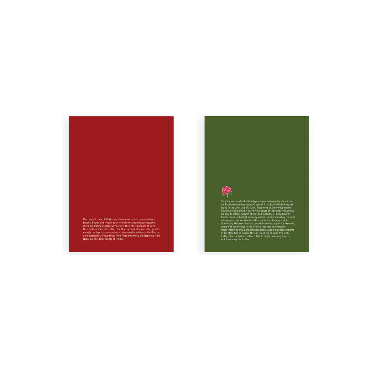 Inspired by Symbols of Sikkim Notebook (Small) - Set of 2 - NEST by Arpit Agarwal