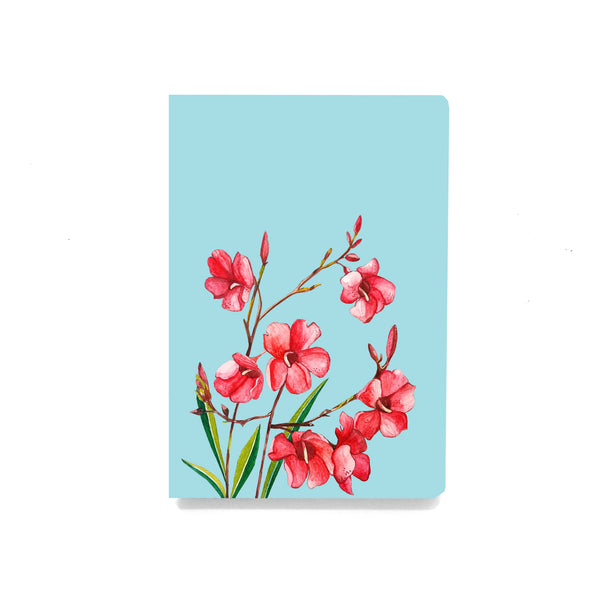 Botanical Oleander Soft Cover Notebook