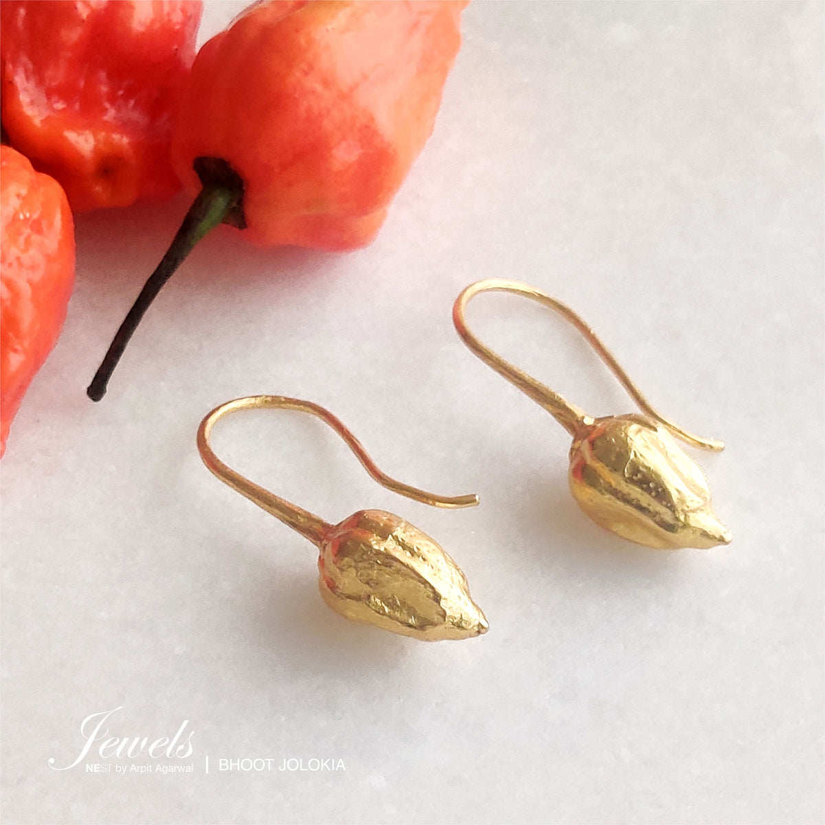 Bhoot Jolokia Earrings - NEST by Arpit Agarwal