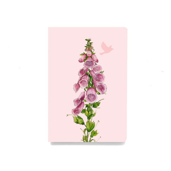 Botanical Foxglove Soft Cover Notebook