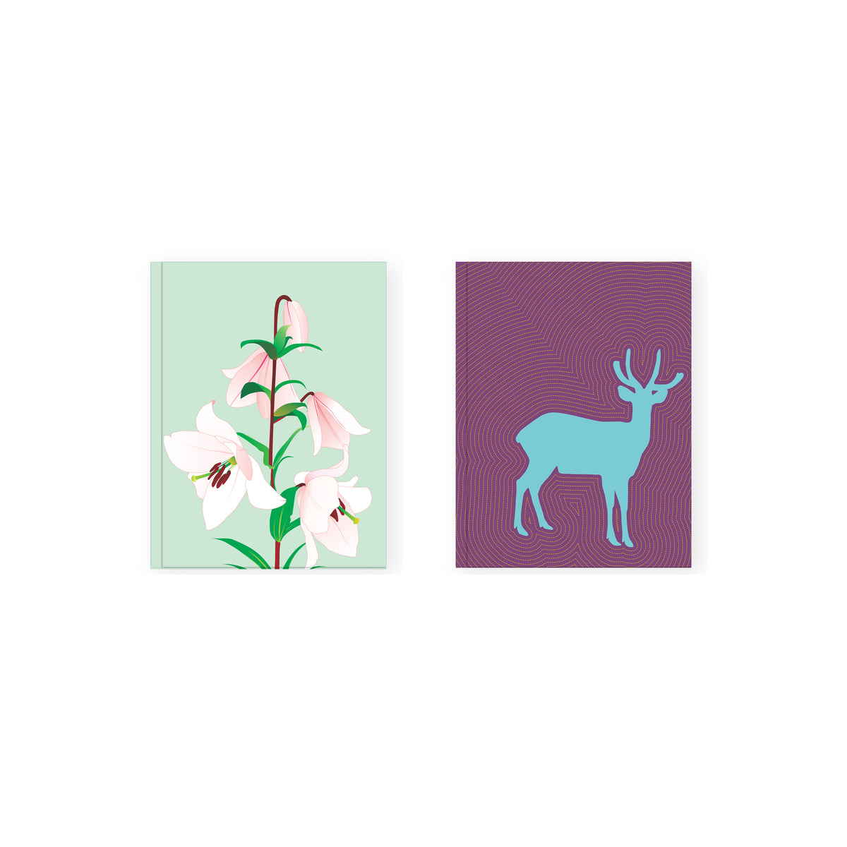 Inspired by Symbols of Manipur Notebook (Small) - Set of 2 - NEST by Arpit Agarwal